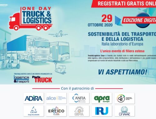 Al One Day Truck & Logistics – Digital Edition del 29 Ottobre prossimo, un workshop dedicato al Transport Compliance Rating.